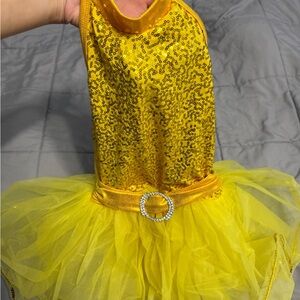 Sparkling Yellow Child Tutu Costume